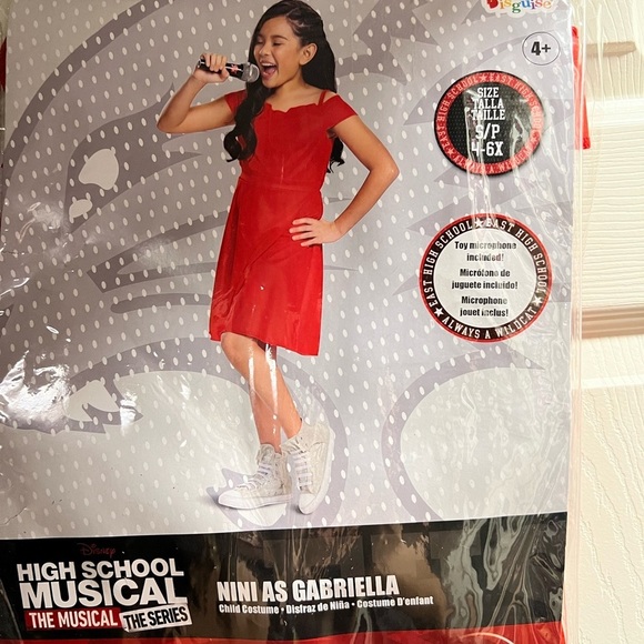 Disney High School Musical Halloween Costume 4-6 Kids Small NWT NEW - Picture 3 of 5